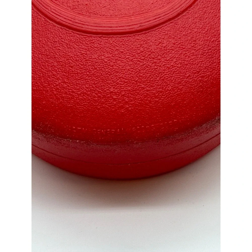 Vintage Kool-Aid Man‎ Red Plastic Canteen Water Bottle with Strap Retro 1980s